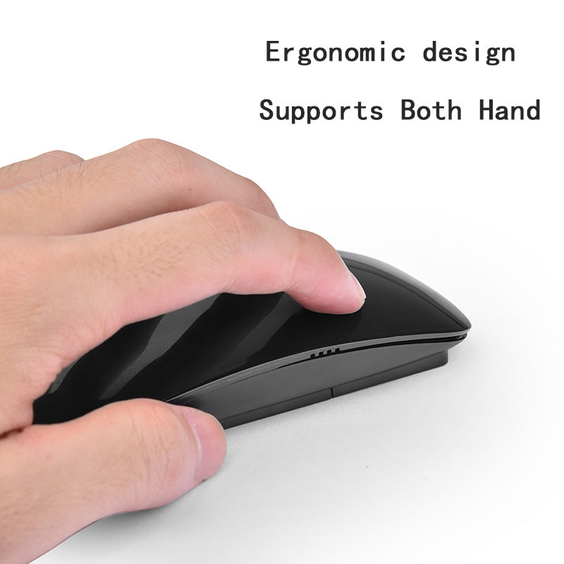 Ergonomic USB Wireless Touch Wheel Slim Mouse