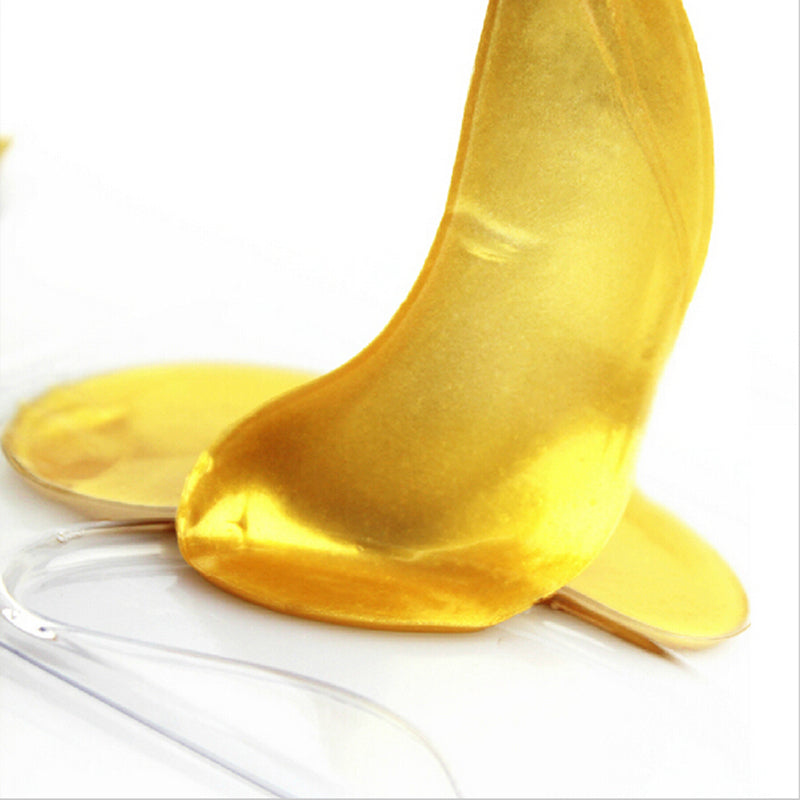 Gold Crystal Collagen Eye Mask Patches for Brighter, Younger-Looking Eyes